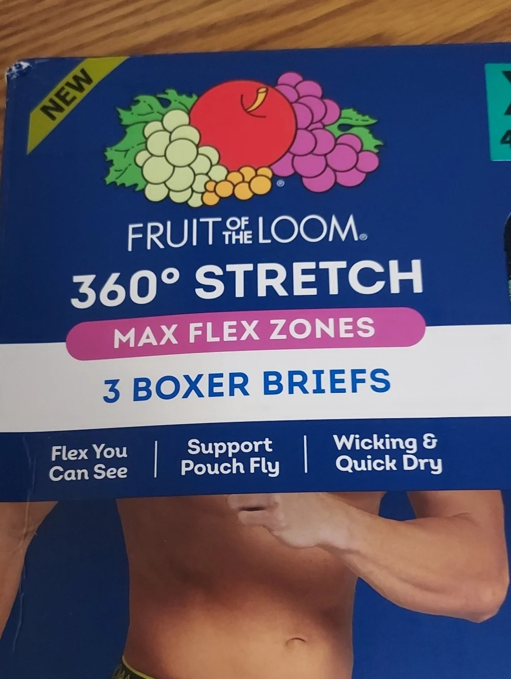 Fruit Of The Loom 3pk Boxer Briefs